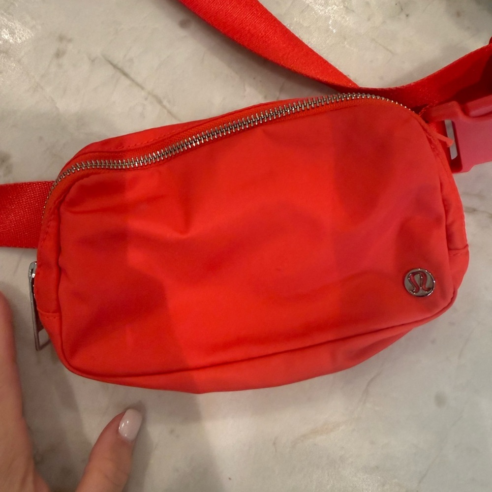 lululemon athletica Red Crossbody Belt Bag